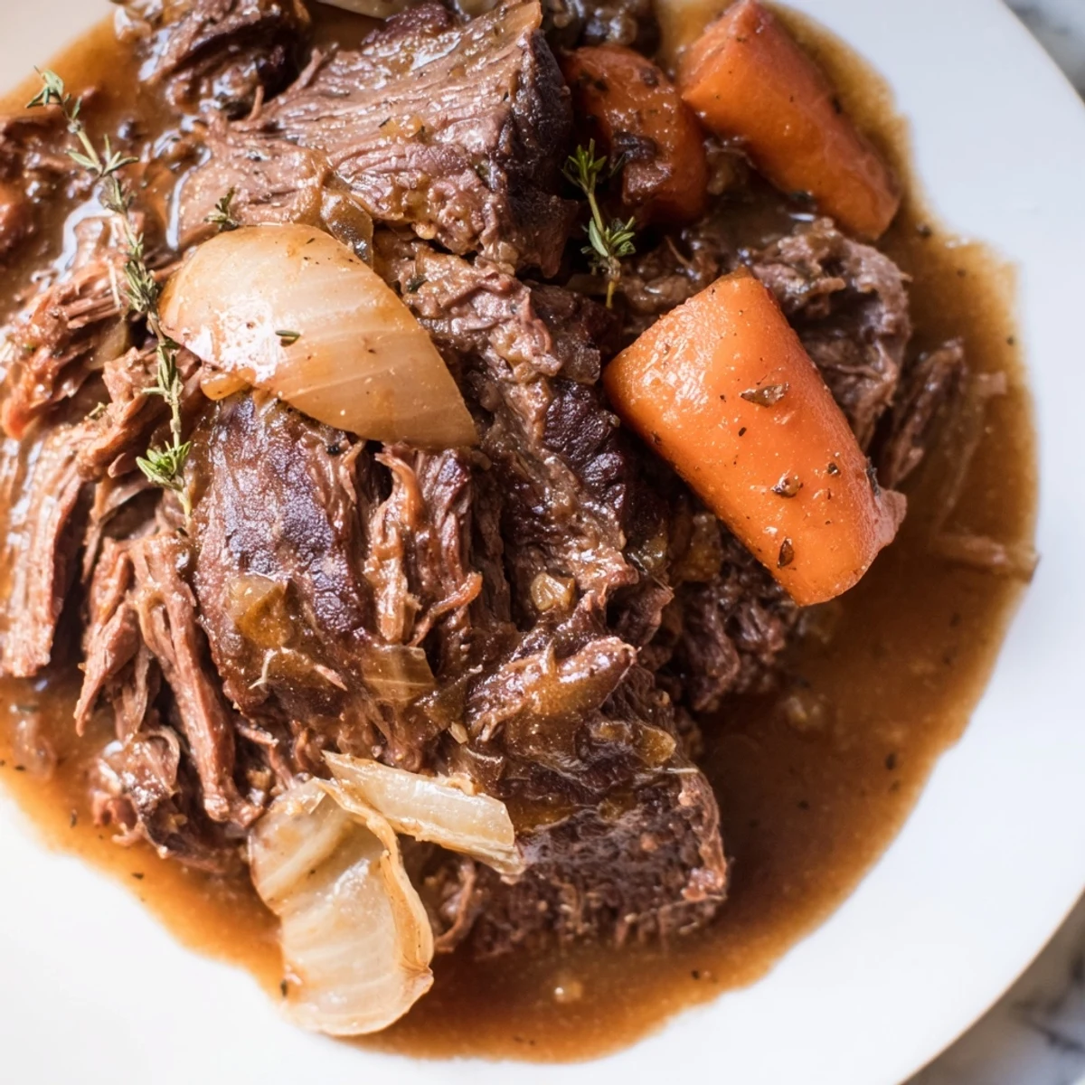 Slow Cooker Roast Beef Gravy