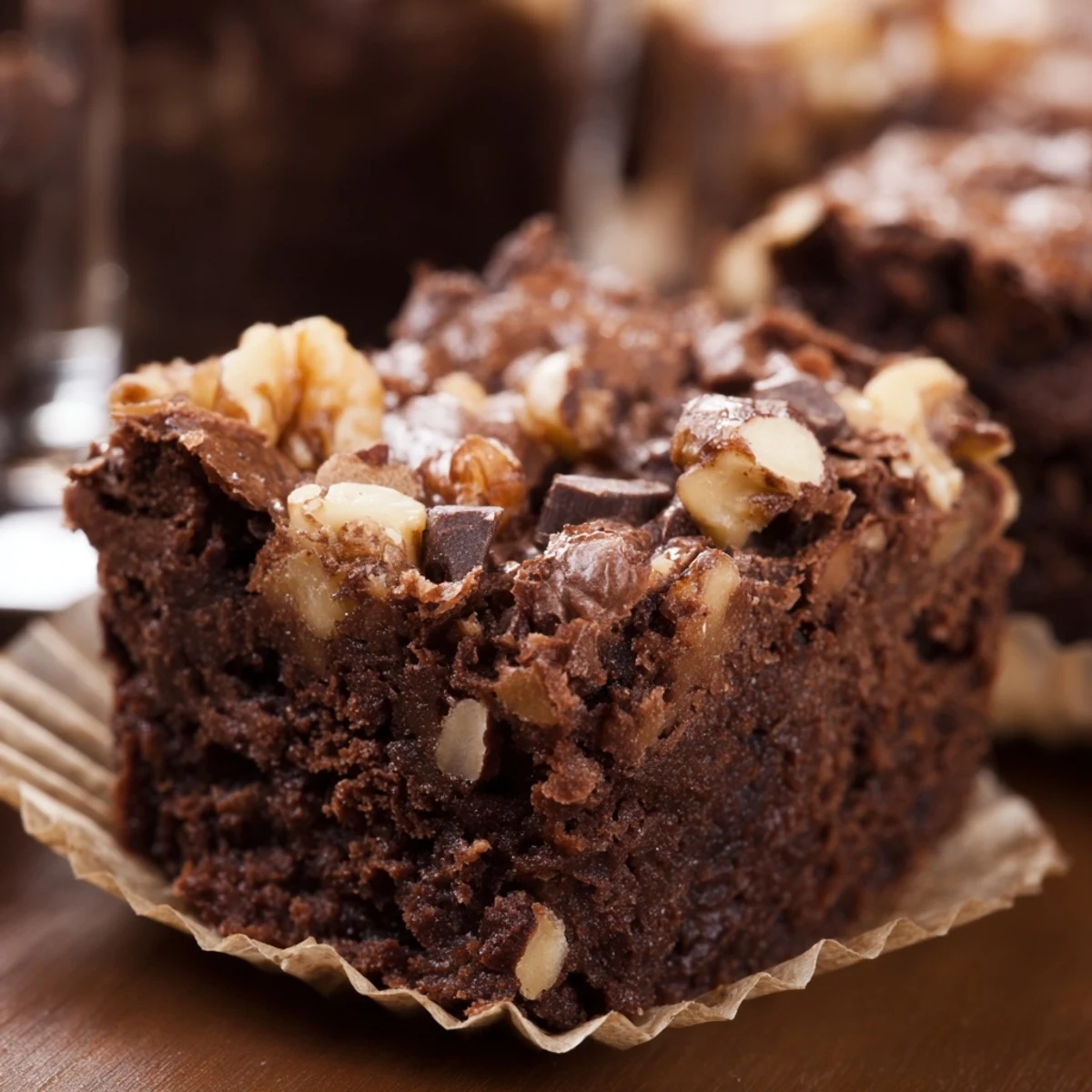 Chocolate Brownie Bites Nuts