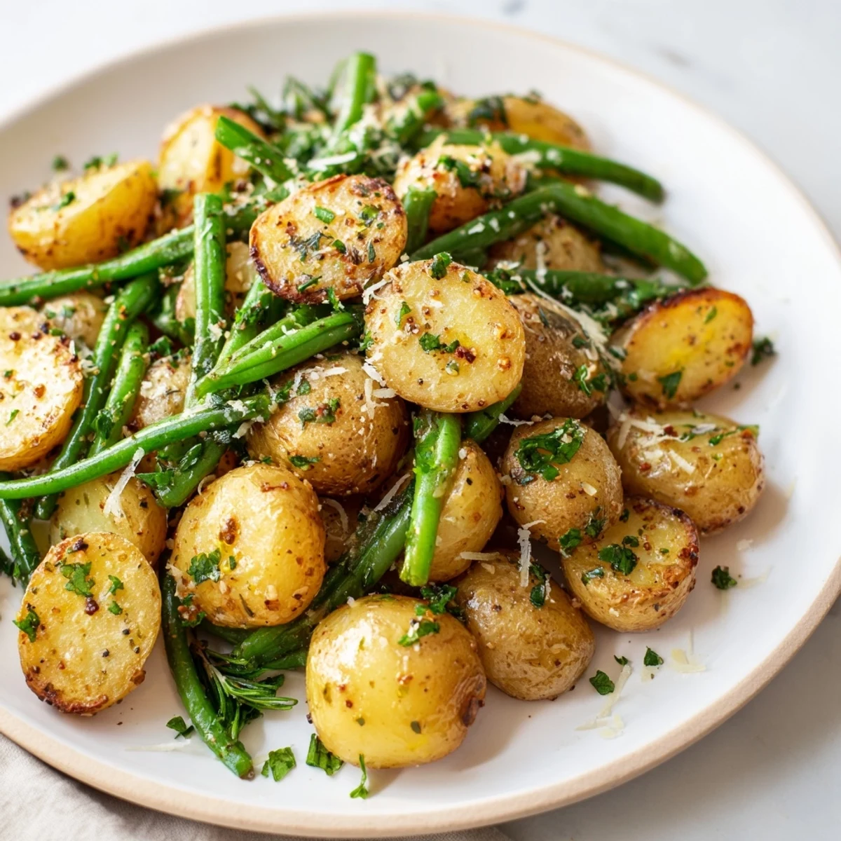 Savory side dish with crisp edges, perfect for weeknight dinner or holiday meals.