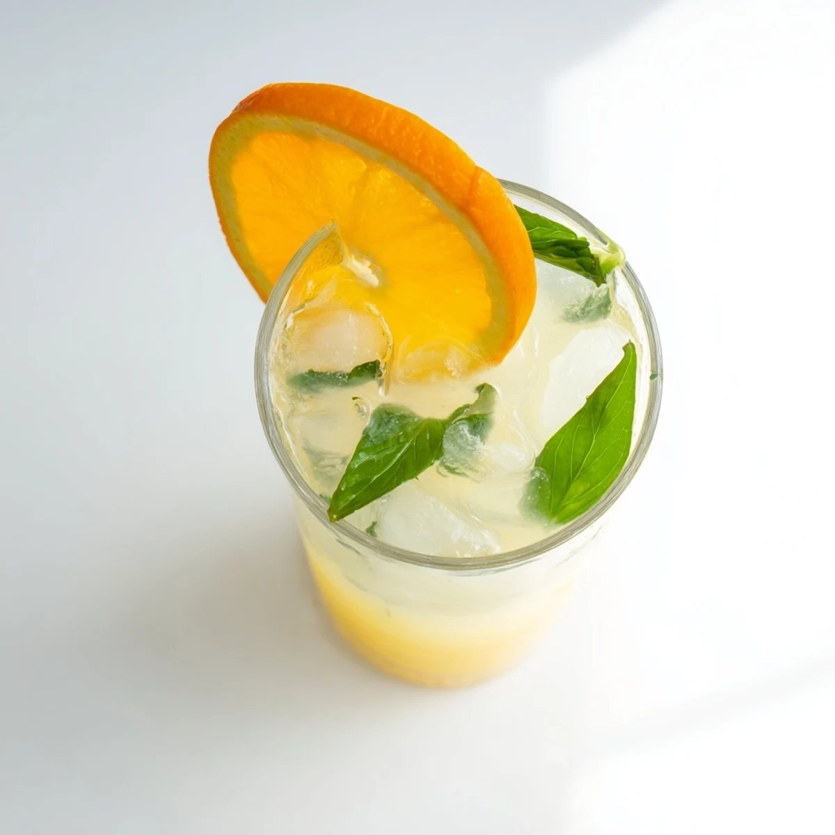 Pitcher of Refreshing Coconut Orange Glow beside glasses, perfect for a summer brunch serving suggestion.
