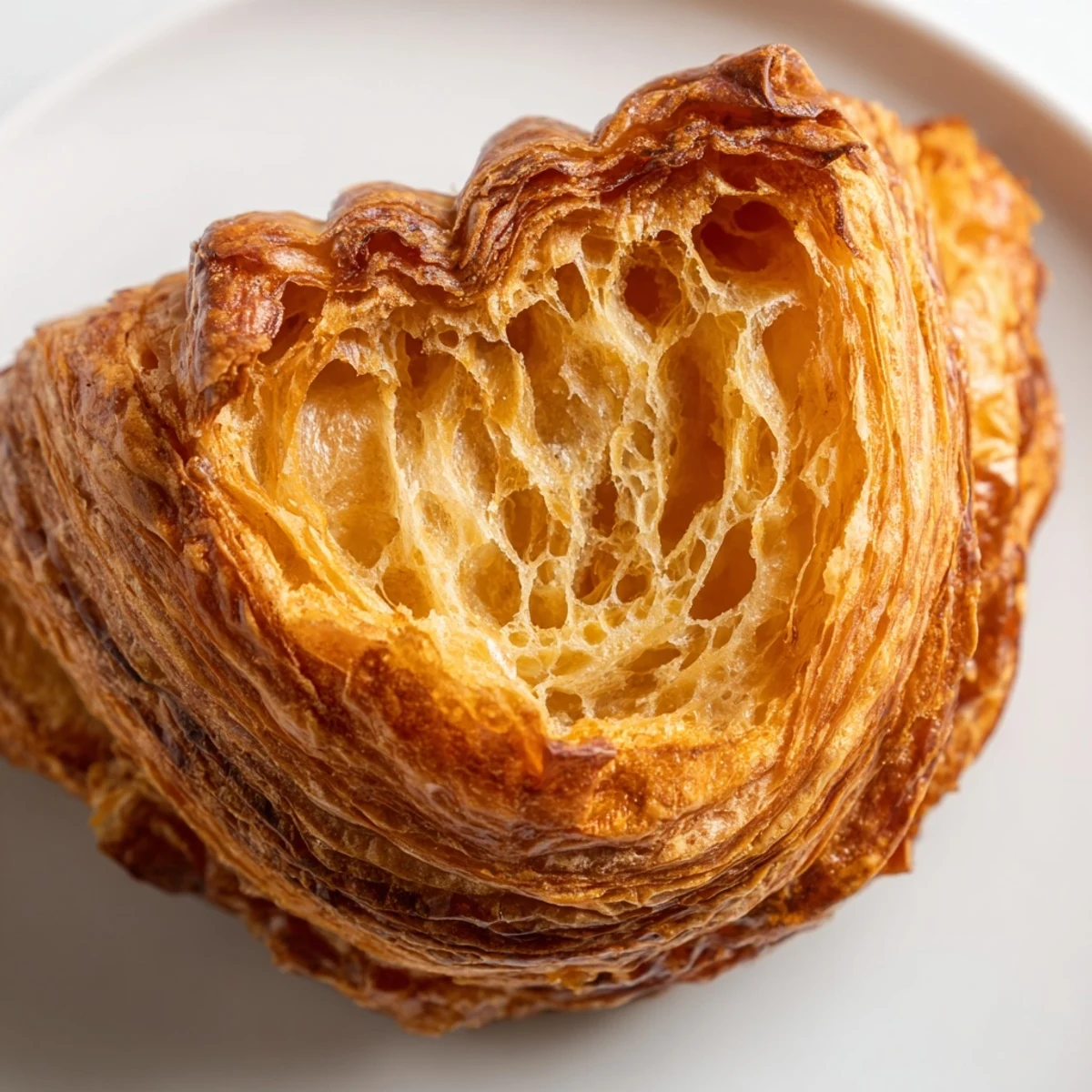 Perfect gluten-free croissants are served warm with jam and a cup of coffee.