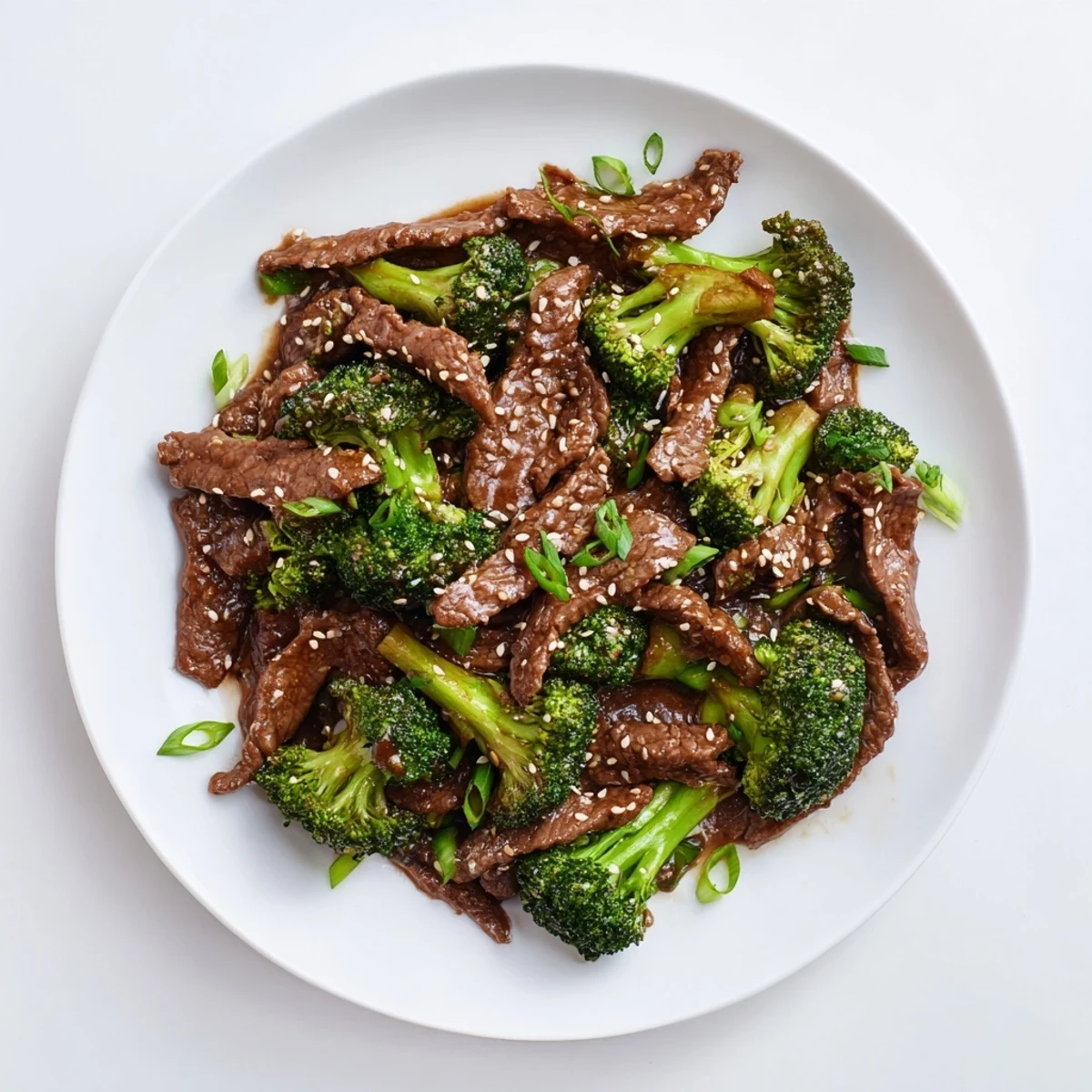 Asian-inspired Instant Pot Beef and Broccoli showcasing tender beef strips with vibrant broccoli in rich brown sauce