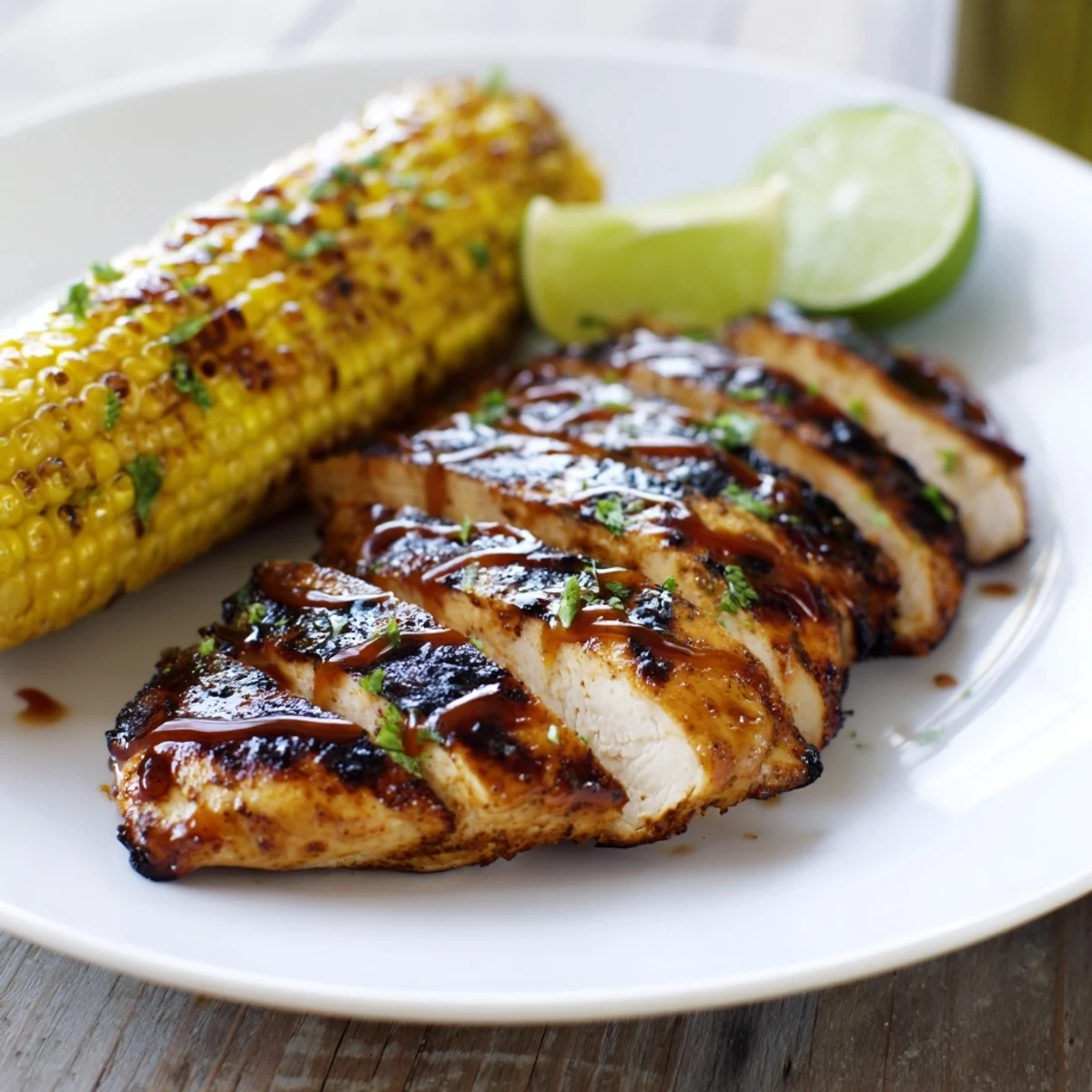 BBQ Chicken with Corn