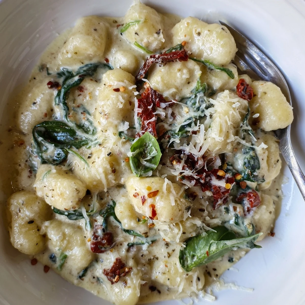 Serve piping-hot Marry Me Gnocchi garnished with extra Parmesan and cracked pepper