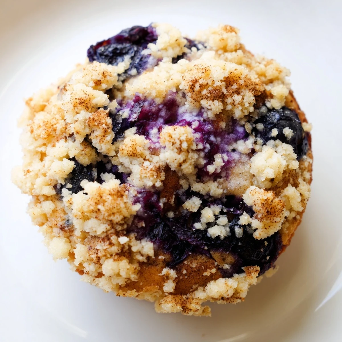 Golden blueberry muffin cookies with crumbly streusel topping cooling on a wire rack