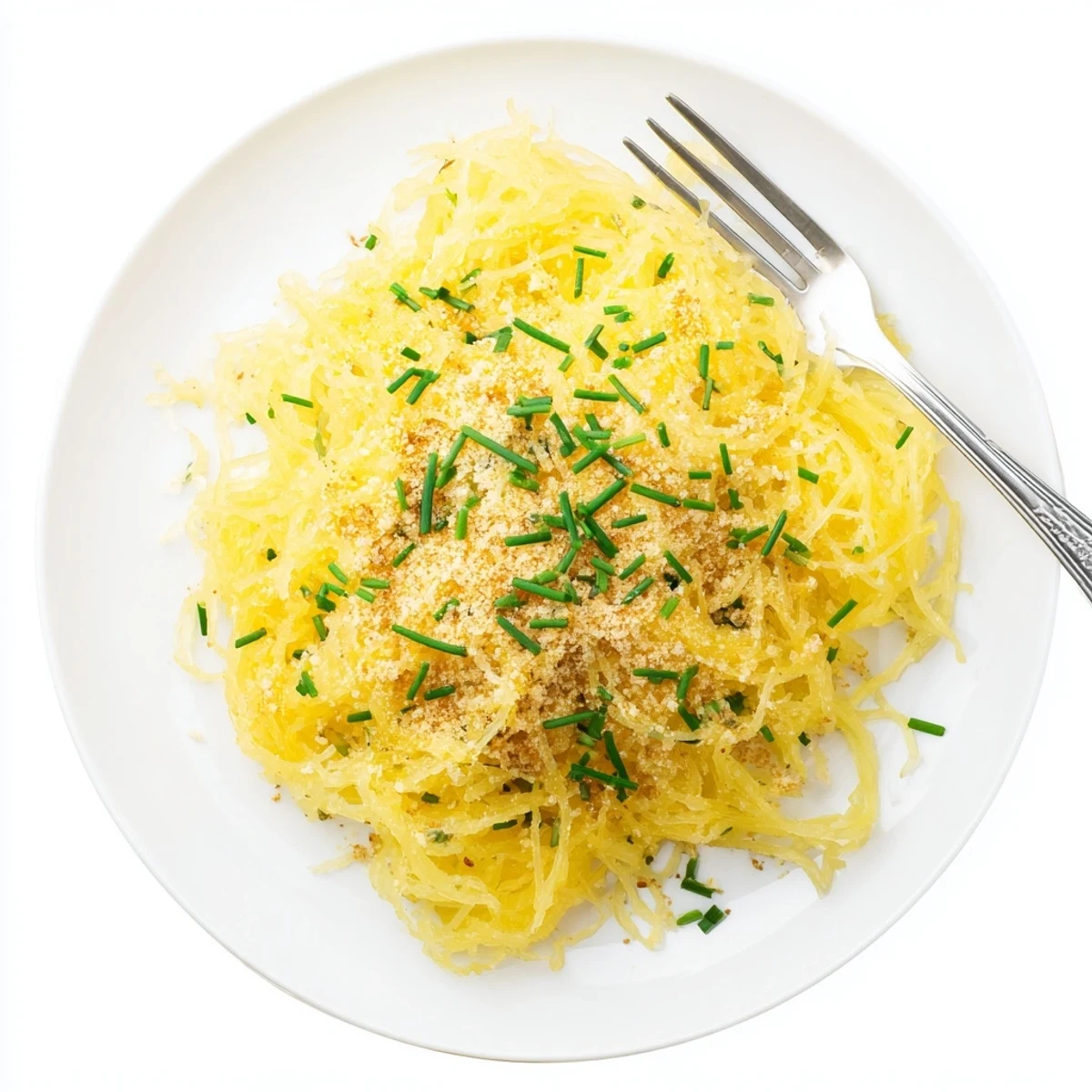 Baked spaghetti squash mac cheese featuring tender vegetable noodles in rich melted cheese sauce