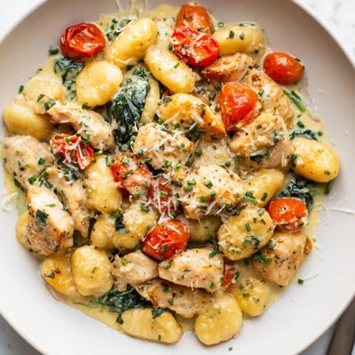 Creamy Herb Chicken Gnocchi